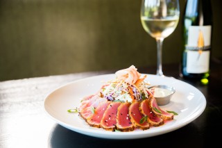 The blackened ahi-tuna at Cooper's Hawk.