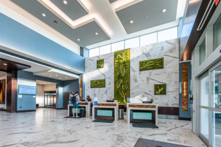 Embassy Suites Front Desk.
