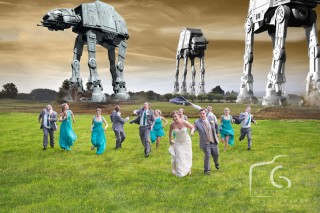 GudePro Photography & Video - Wedding Party Action Shot