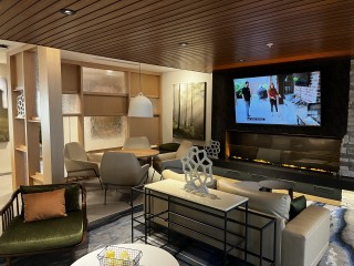 Hotel lobby.