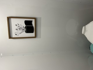 Inside the mobile restroom rentals.