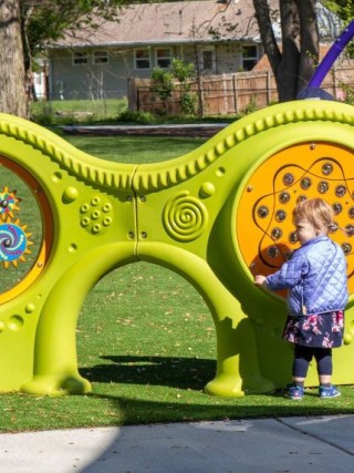 Stephens Park Kaleidoscope Sensory Wall