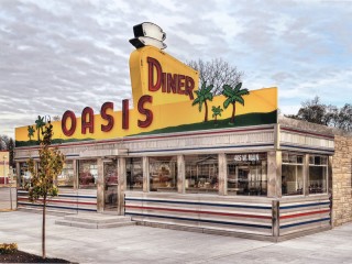 Oasis Diner Facade