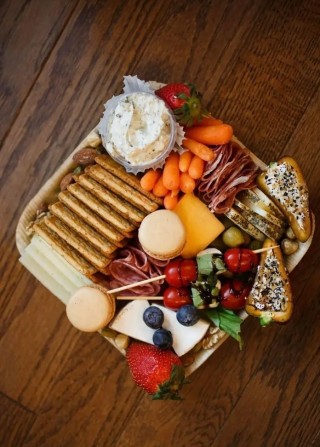 Mokey's Danville, Indiana Meat and Cheese Board