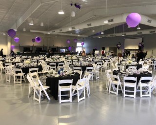 Binford Pavilion at Lucas Oil Indianapolis Raceway Park - Reception Decor