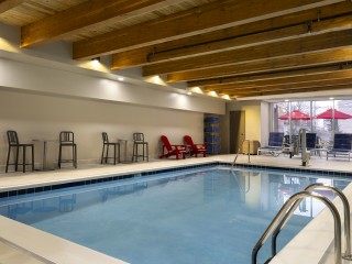 The indoor pool at Home2 Suites.